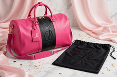 Rose & Radiant Leather Travel Bag