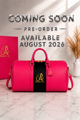 Pre-Order | Rosé & Radiant Leather Travel Bag