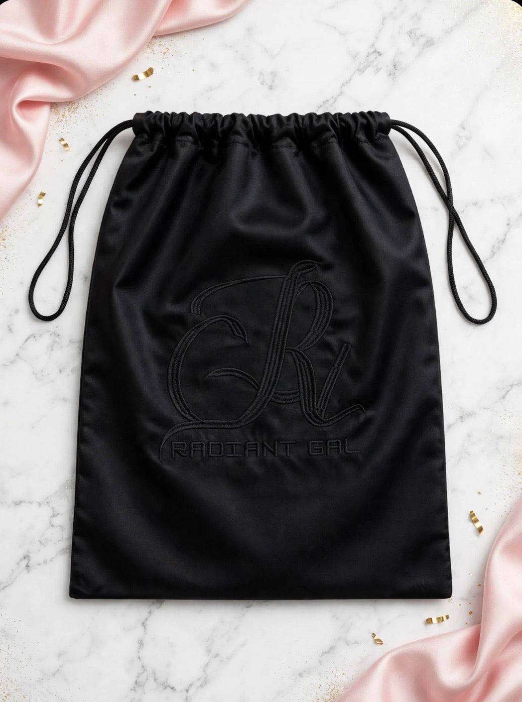 Rose & Radiant Leather Travel Bag