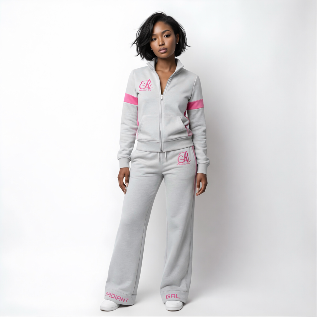 Radiant Gal Signature Wide-Leg Sweatsuit